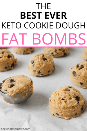 Chocolate Chip Cookie Dough Fat Bombs