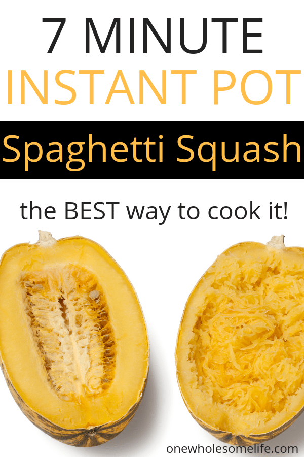 How to cook spaghetti squash in the instant pot. The best way to cook spaghetti squash. #lowcarb @spaghettisquash