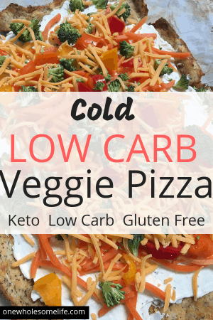 Cold keto veggie pizza. @keto @lowcarb @veggiepizza
