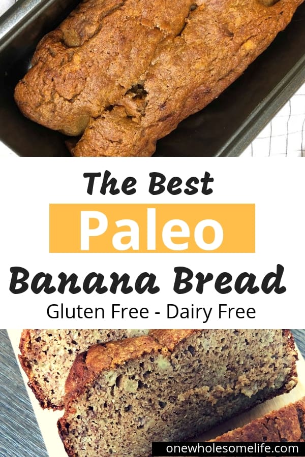 The best Paleo Banana Bread recipe made with both coconut and almond flour that is super easy to make! 