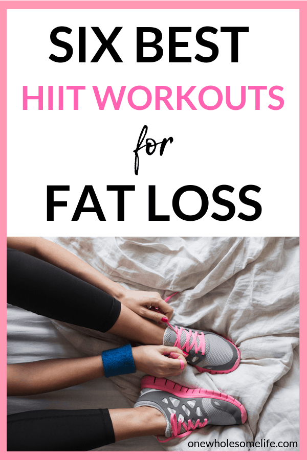 The six best fat burning high intensity aka hiit workouts that you can do at home! Hiit for beginners included. 