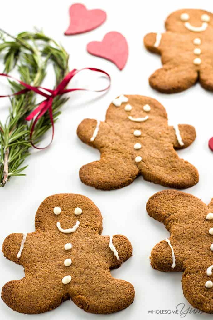 The best Keto Christmas cookies for the holidays. These easy low carb cookies include options with almond flour, cream cheese, stevia, peanut butter, coconut oil and more!