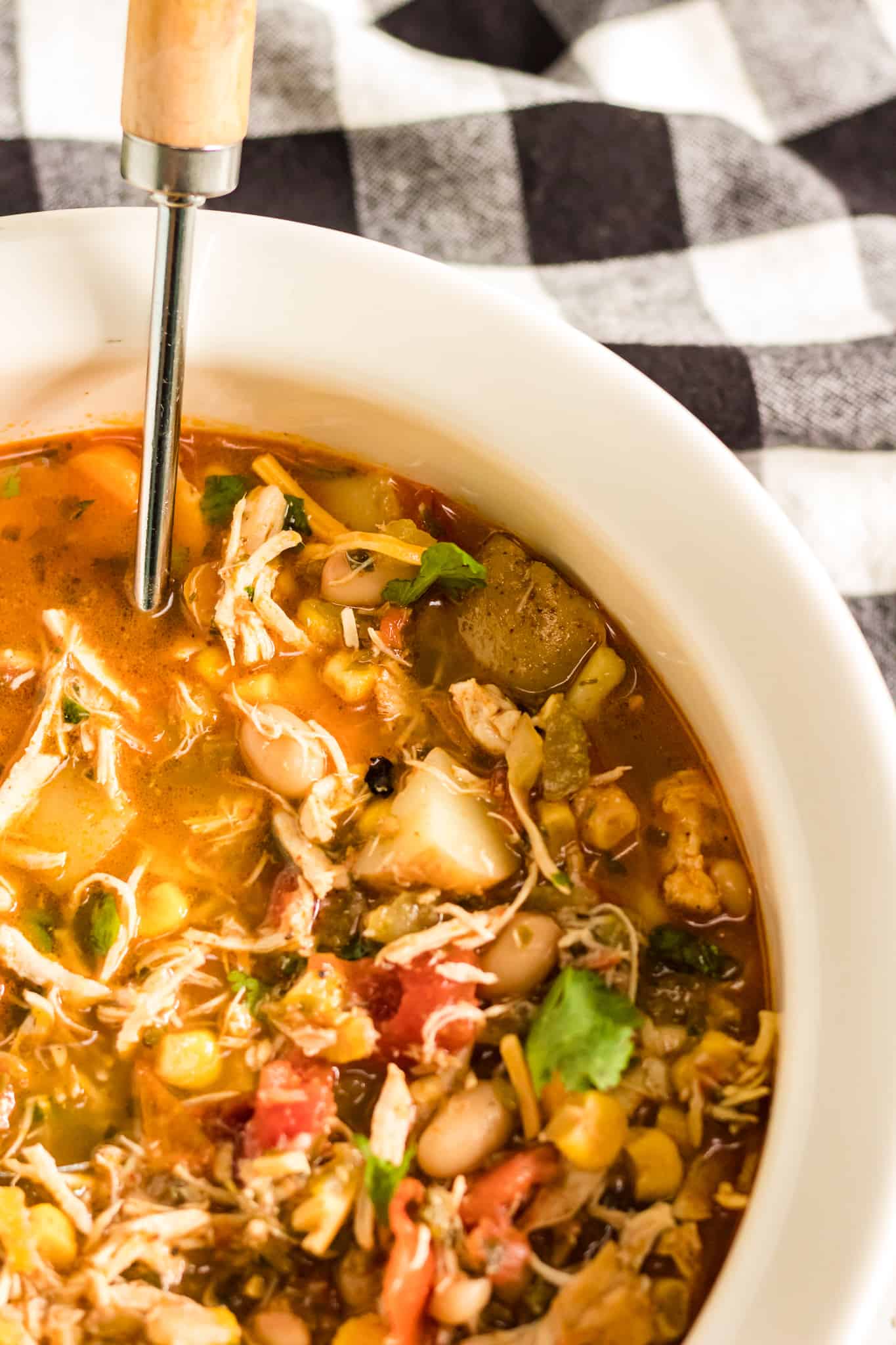 Instant Pot Chili Lime Chicken Soup - One Wholesome Life One Wholesome Life