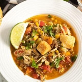 Instant Pot Chilli Lime Chicken Soup 