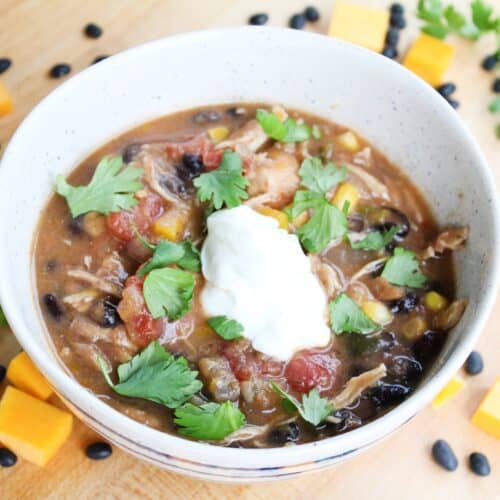 Butternut Squash Taco Soup - One Wholesome Life One Wholesome Life