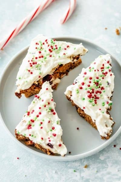 Healthy Cranberry Bliss Bars