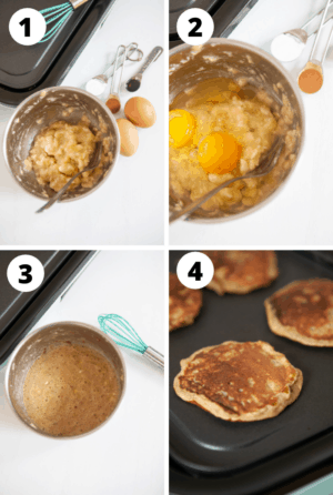 Weight Watchers Banana Pancakes - One Wholesome Life