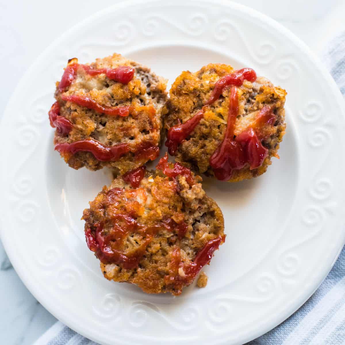 Easy Keto Meatloaf Muffins (low carb + high protein)