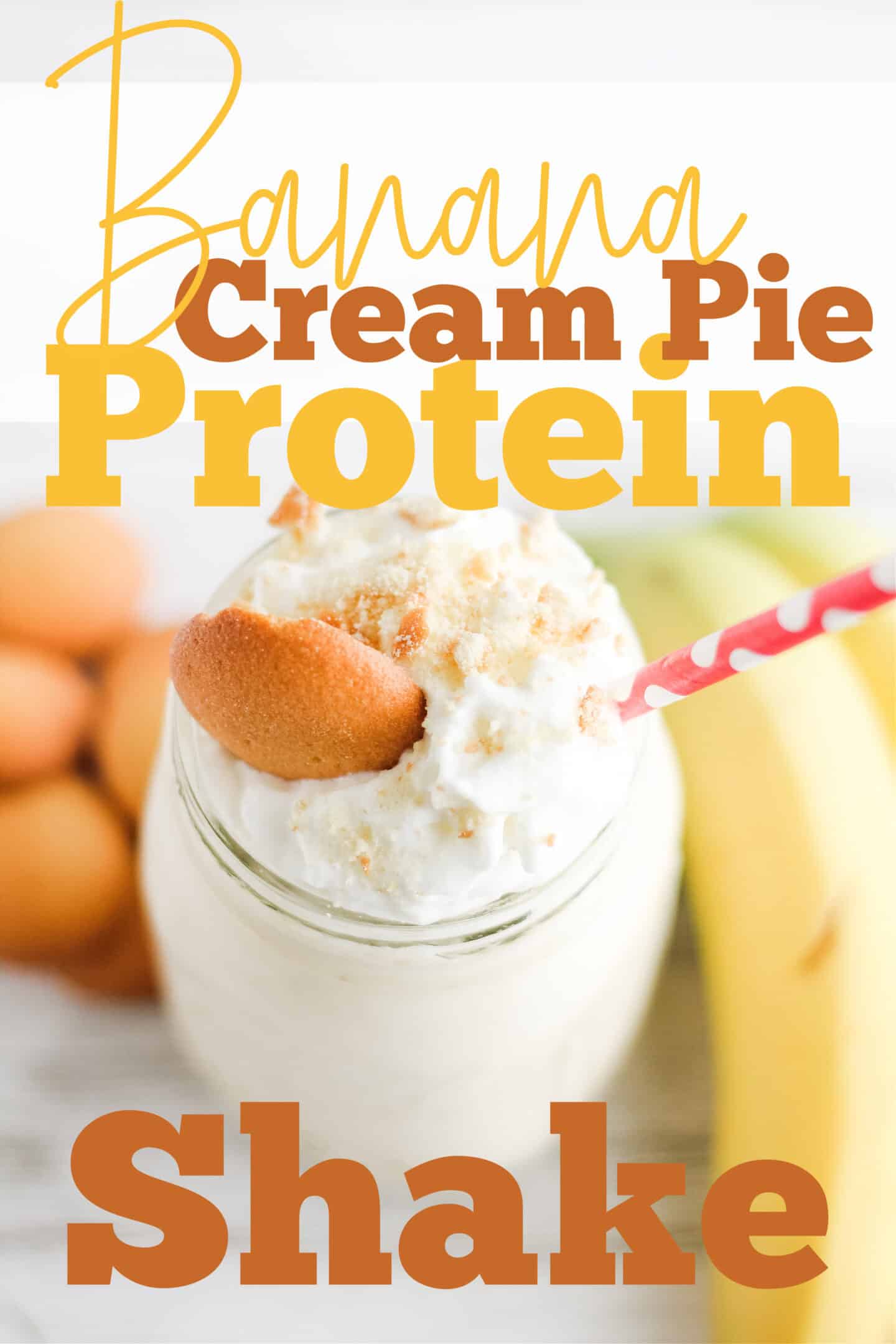 If you love banana pudding or banana cream pie, starting your day with this simple Banana Protein Shake is a must. Not only does it give a great boost to your morning but it feels like you're actually having dessert for breakfast! You can easily drink this for breakfast, lunch, dinner, or dessert!  