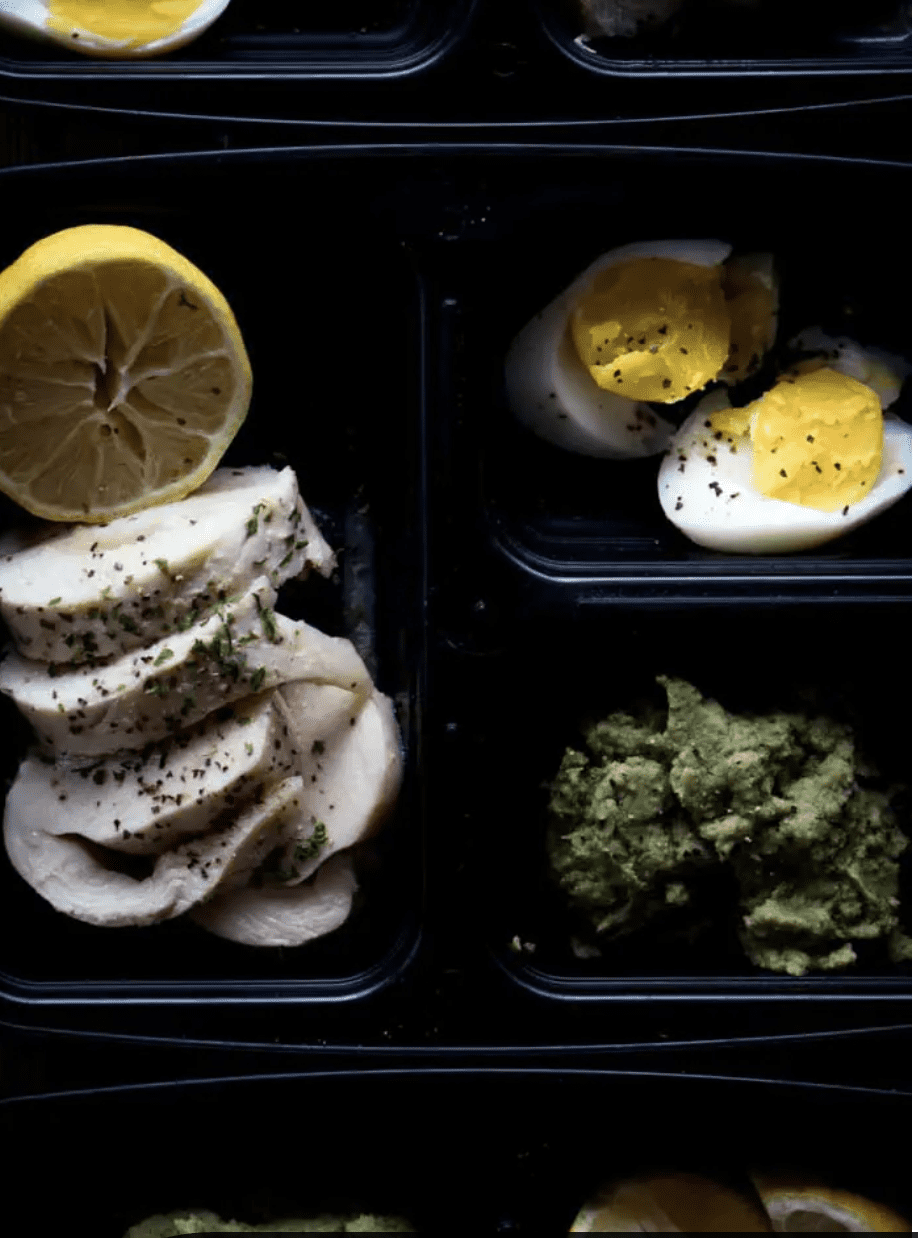 For this keto meal prep combo, we'll make lemon butter chicken breast, mashed broccoli, and hardboiled eggs.