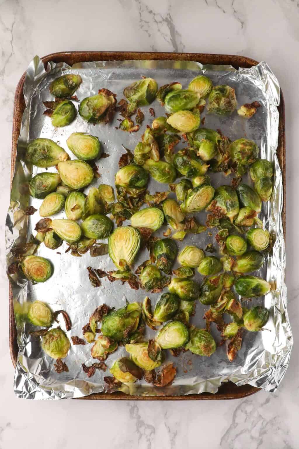 Creamy Keto Brussel Sprouts Recipe {with bacon} One Wholesome Life