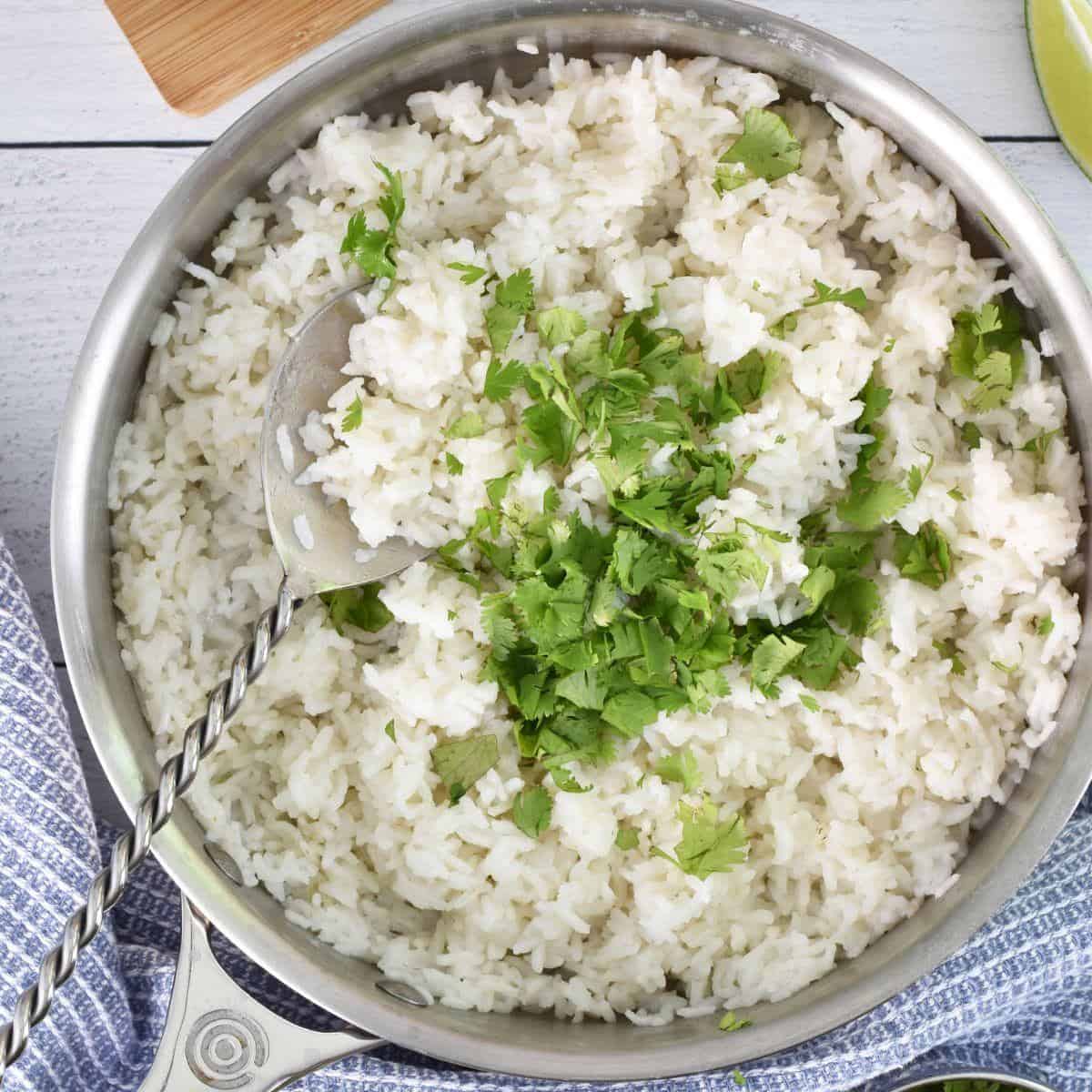 Coconut Lime Rice (Quick and Easy Recipe)