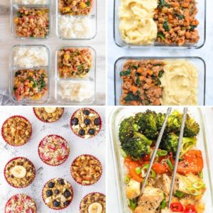 College of healthy meal prep ideas for weight loss.