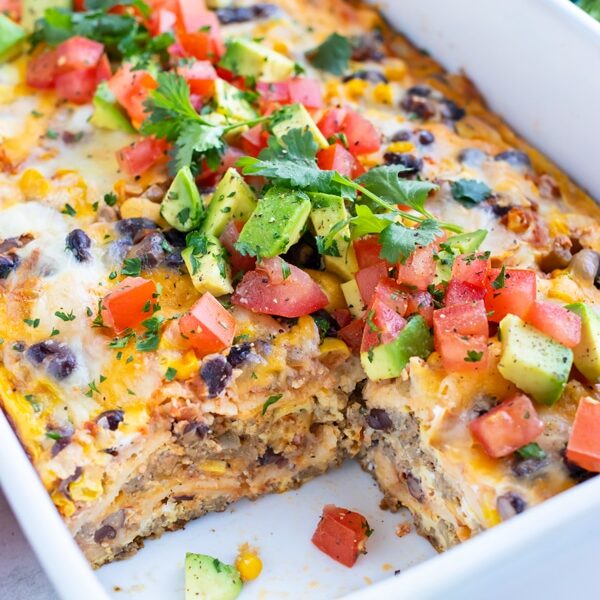 High Protein Breakfast Casserole Recipes - One Wholesome Life