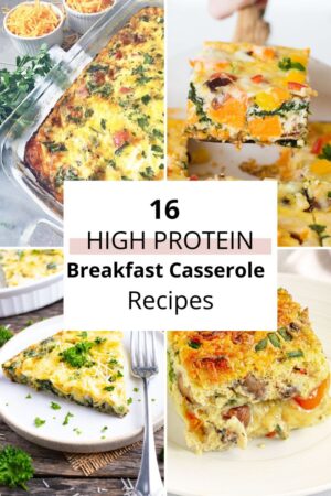 High Protein Breakfast Casserole Recipes - One Wholesome Life