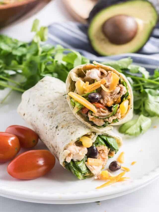 32 Healthy Chicken Wrap Recipes For Lunch
