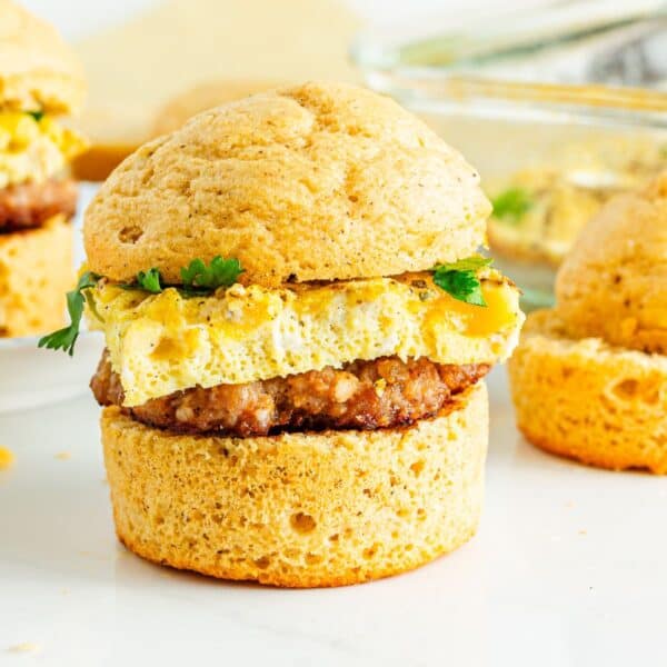 Sausage Breakfast Sandwich (With Egg) - One Wholesome Life