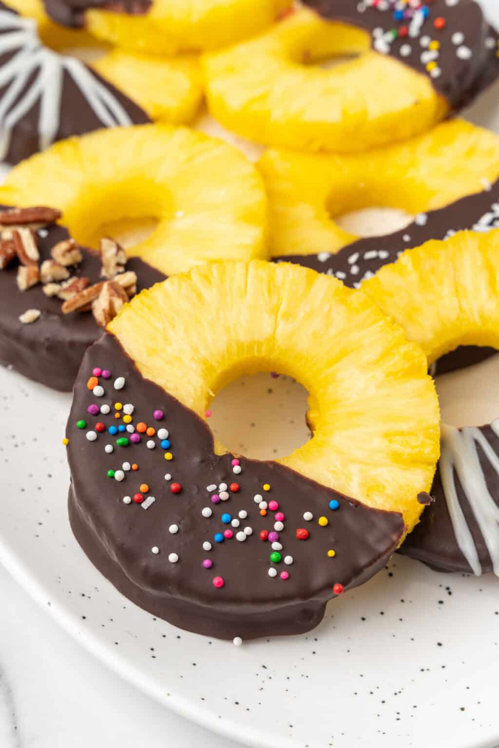 Chocolate Covered Pineapple - One Wholesome Life