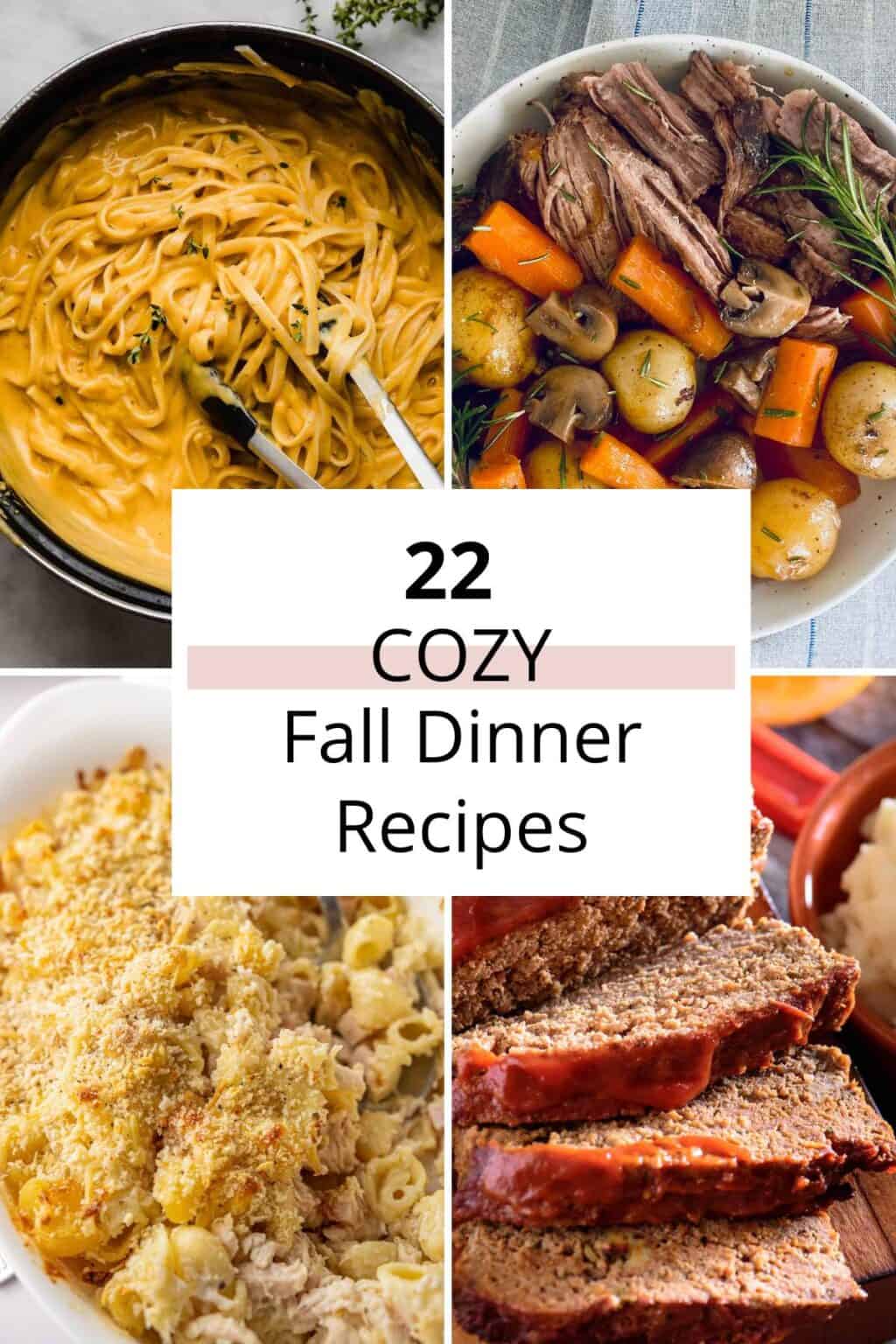 22 Quick & Easy Cozy Fall Dinner Ideas - One Wholesome Life