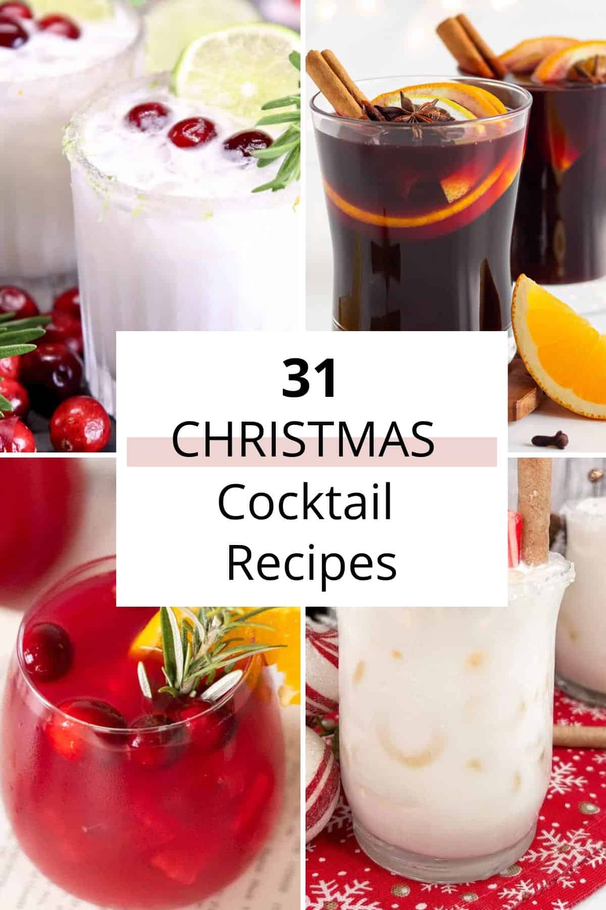 31 Christmas Cocktail Recipes