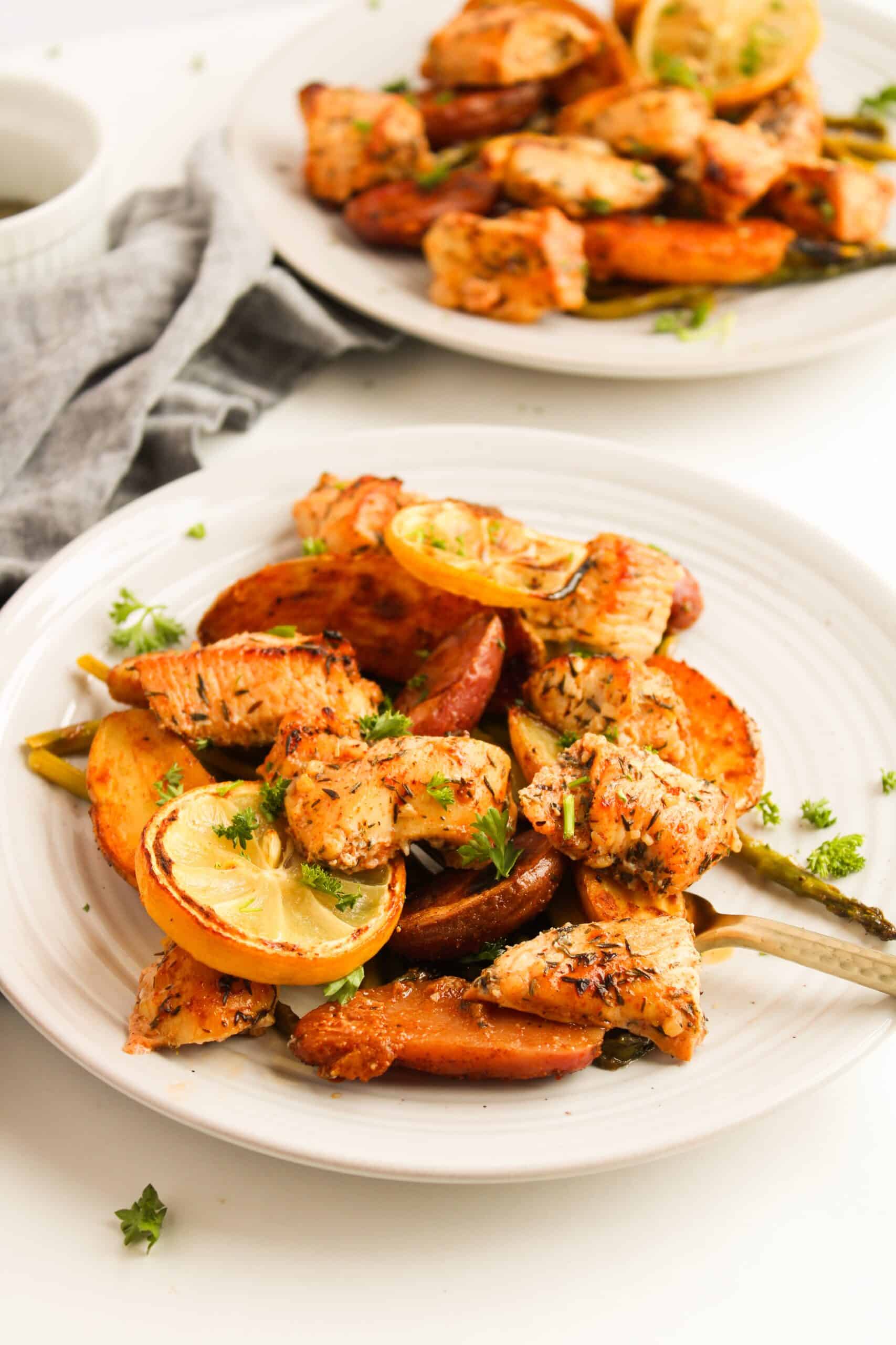 Sheet Pan Honey Garlic Chicken and Veggies