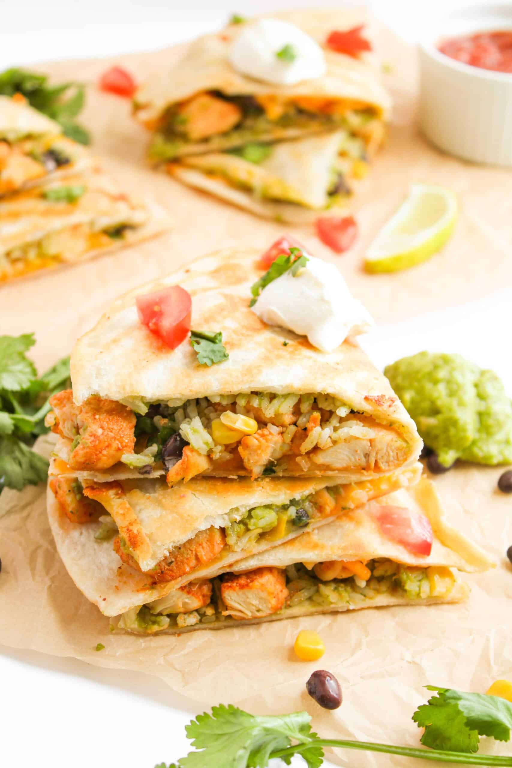 Southwestern Chicken Quesadillas