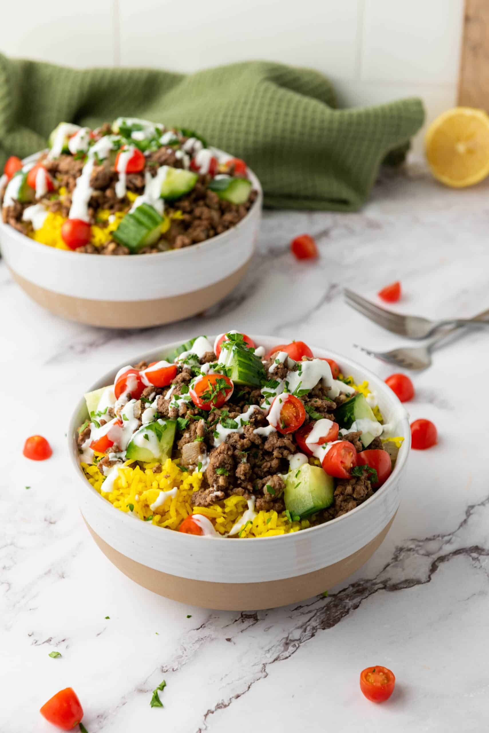 Halal Cart Beef Rice Bowl