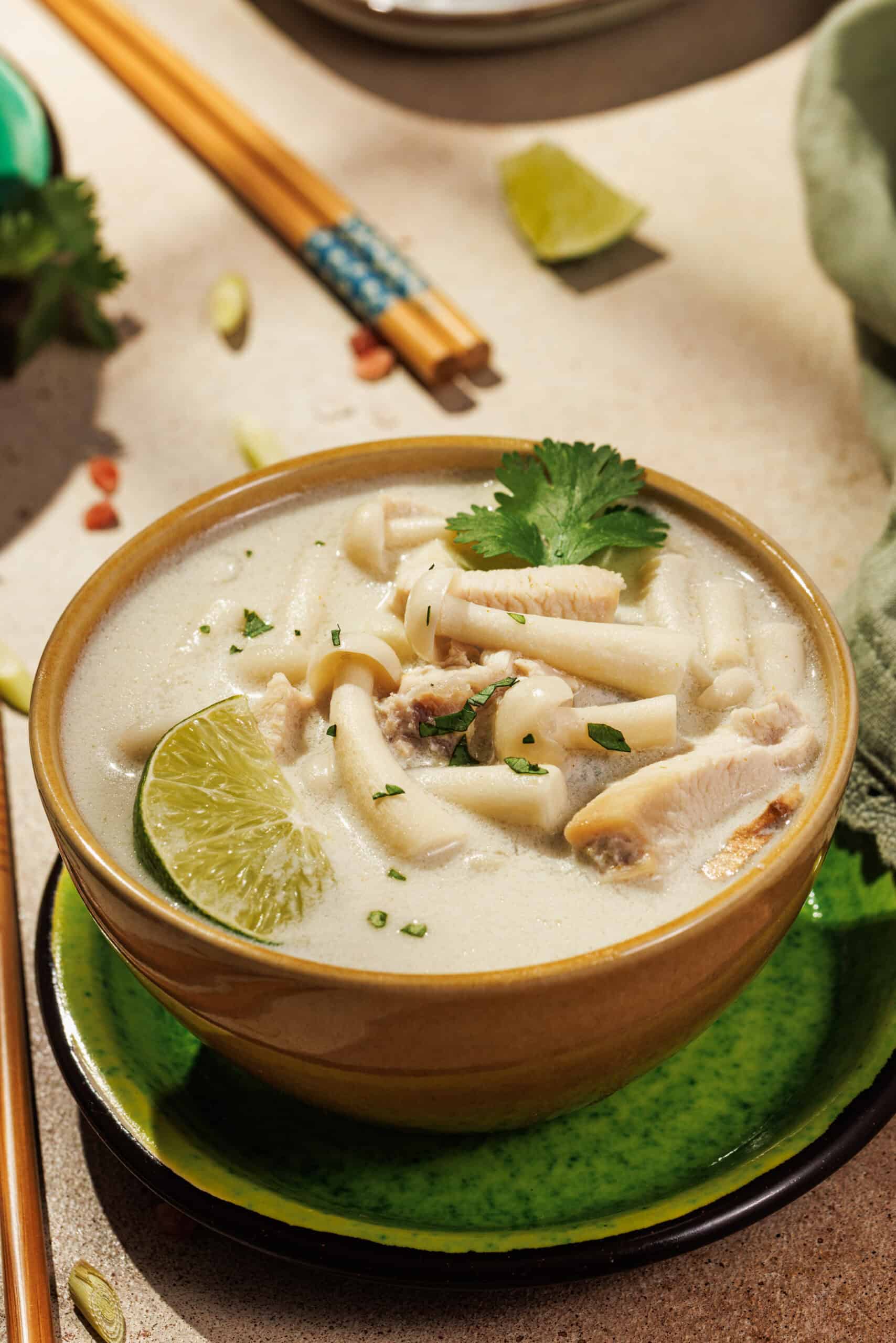 Thai Coconut Chicken Soup (Tom Kha Gai)