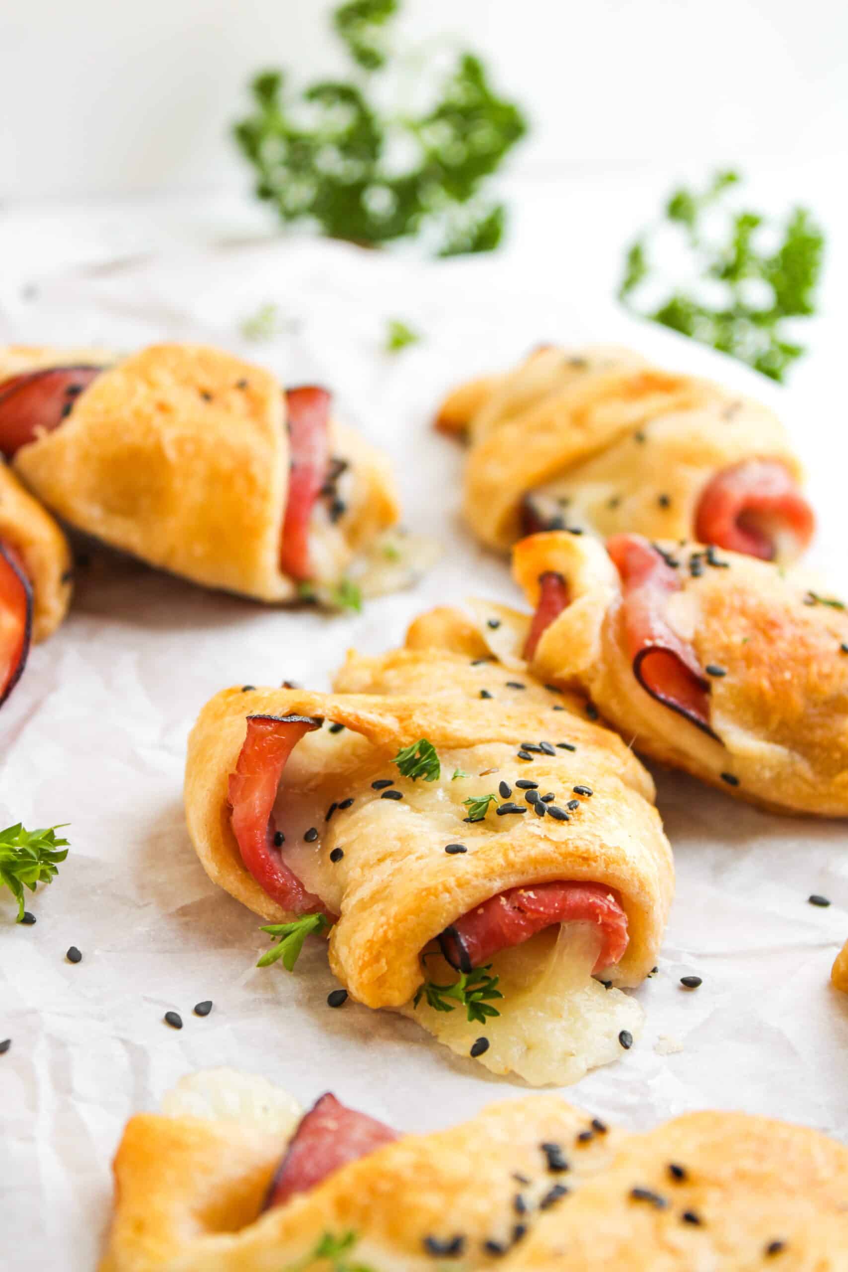 Easy Ham and Cheese Crescent Rolls - One Wholesome Life