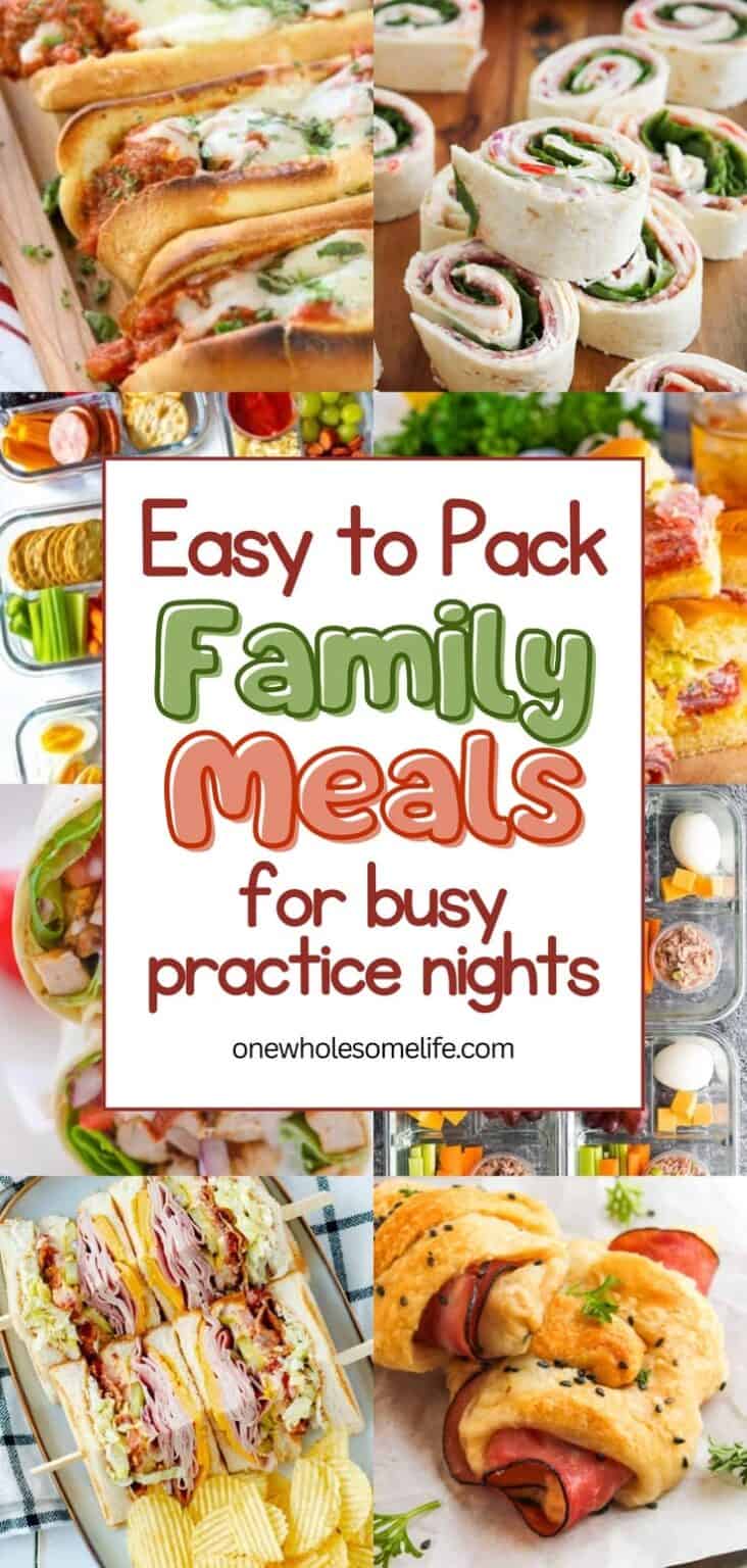 On The Go Meals for Sports Seasons - One Wholesome Life