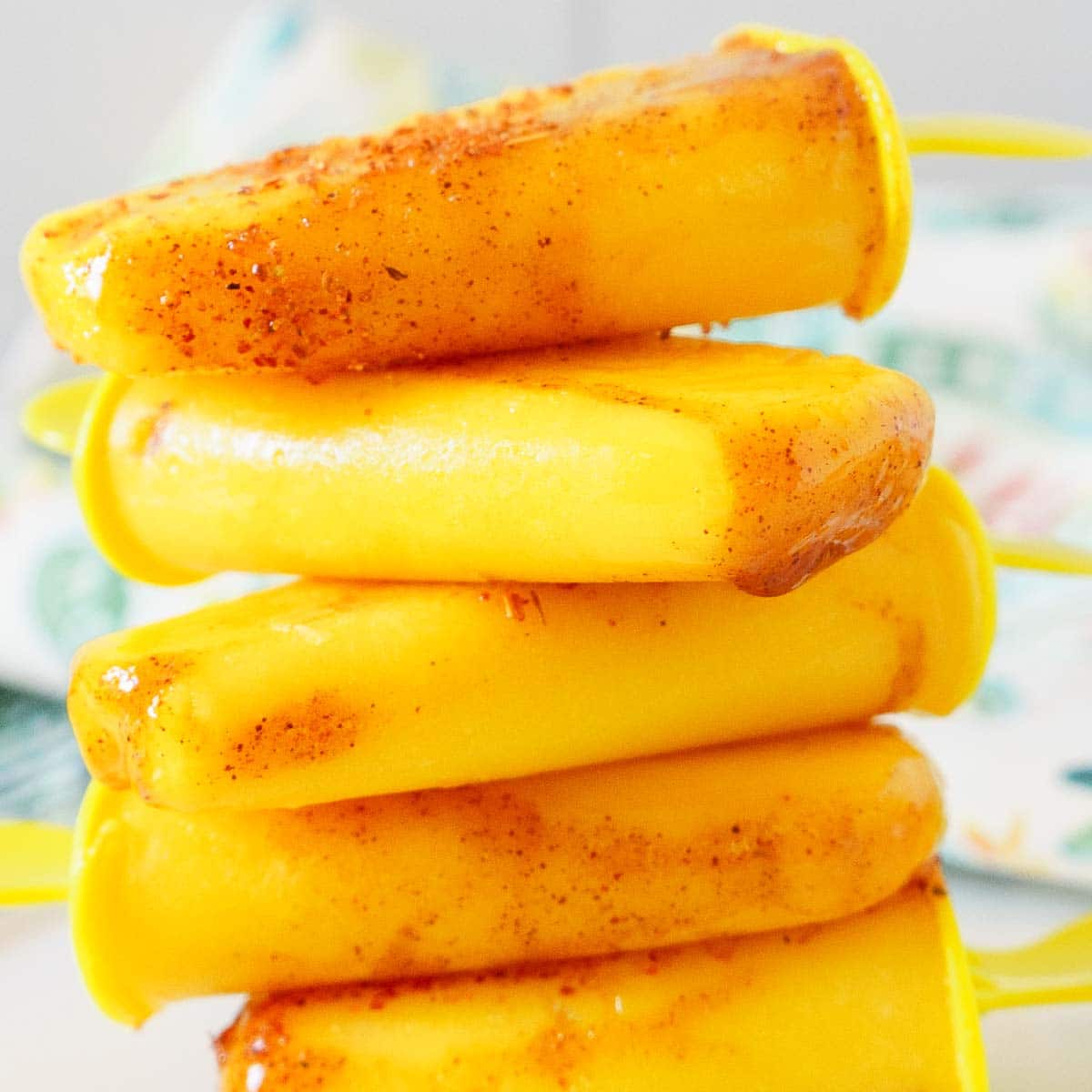 Mangonada Popsicles (Mango and Chamoy)