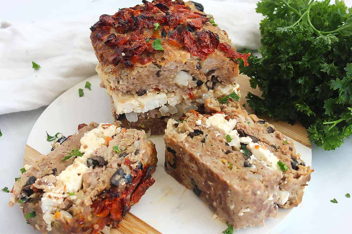 Lamb Meatloaf with Feta