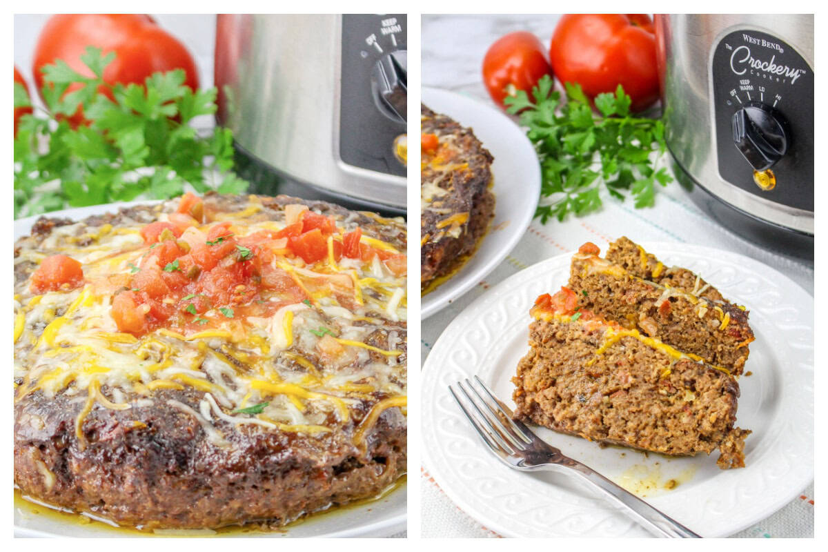 Slow Cooker Salsa Meatloaf