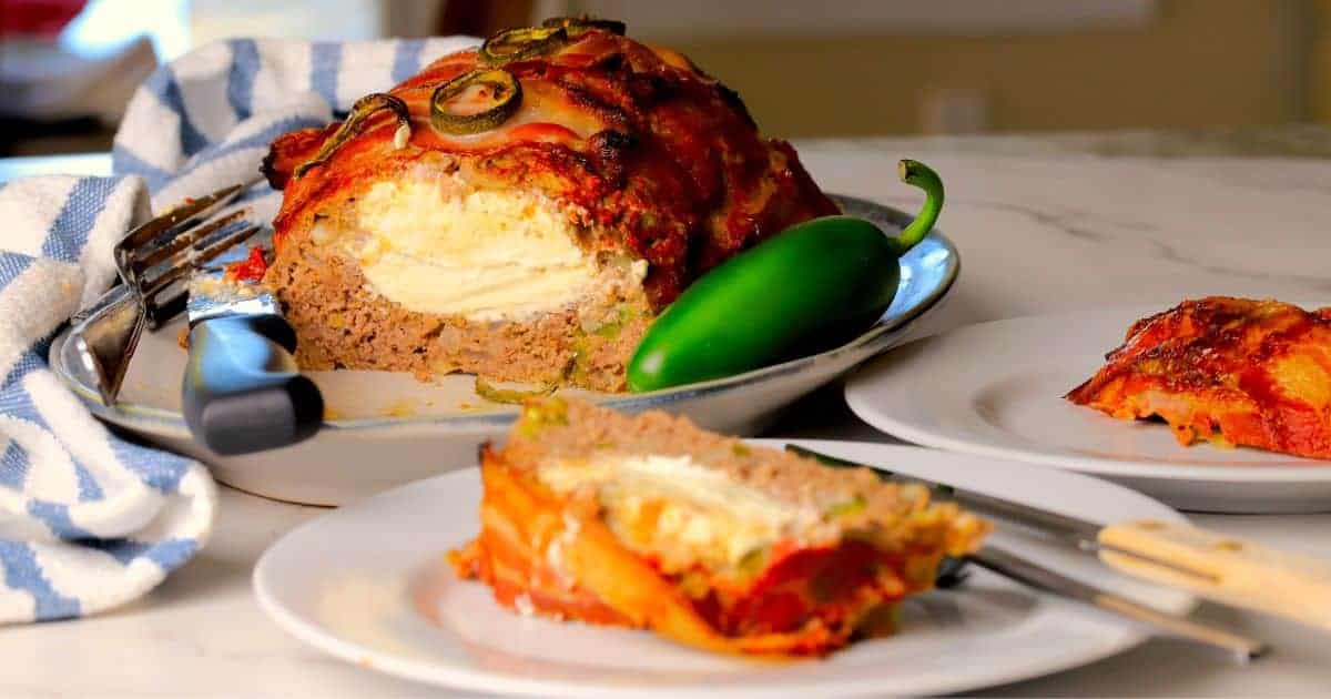 Low Carb Jalapeño Popper Meatloaf