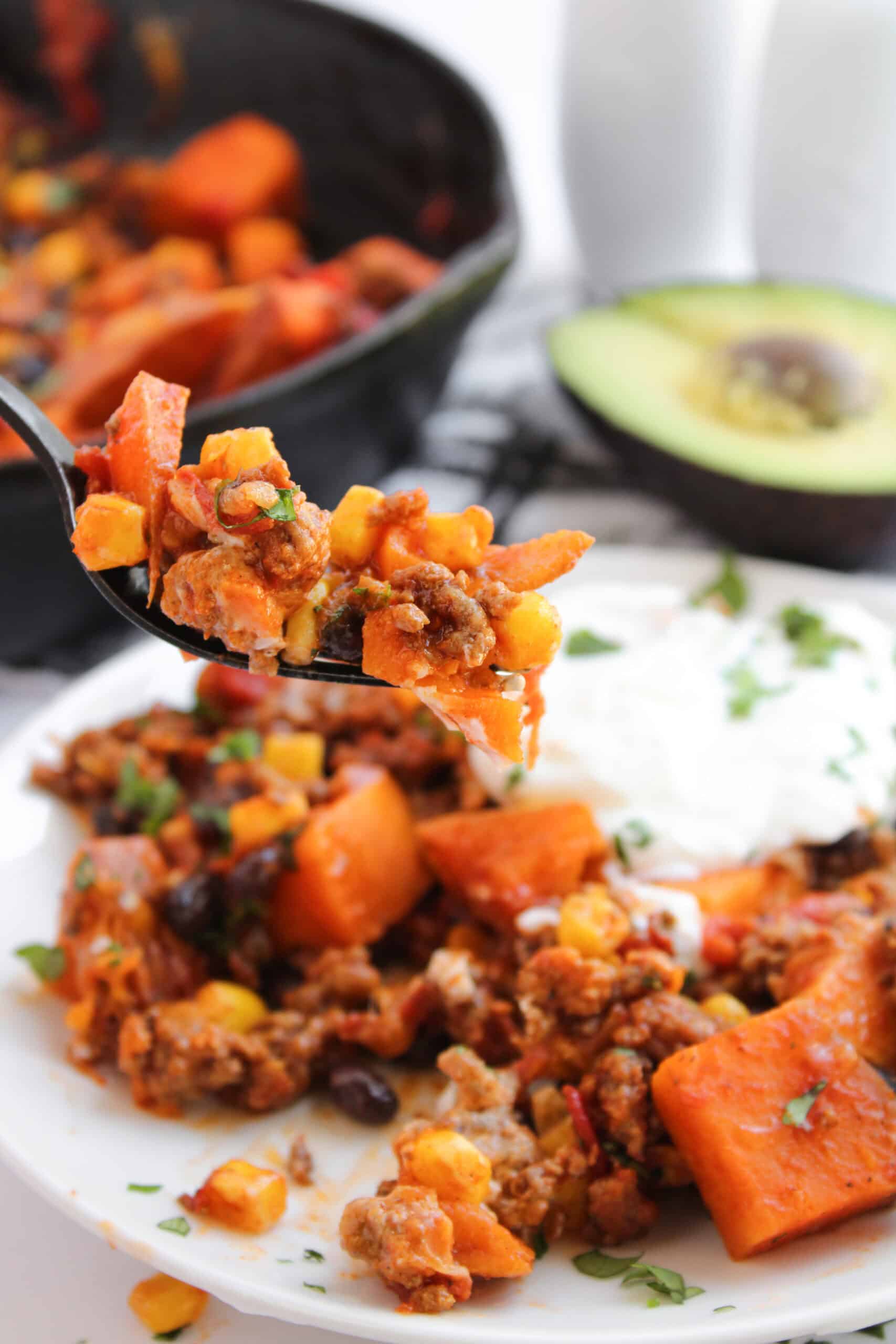 Sweet Potato Taco Skillet