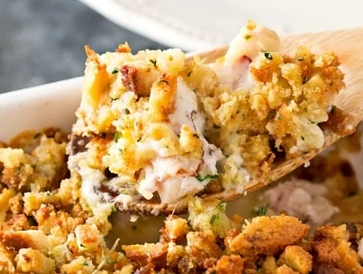 Chicken Cordon Bleu Stuffing Casserole