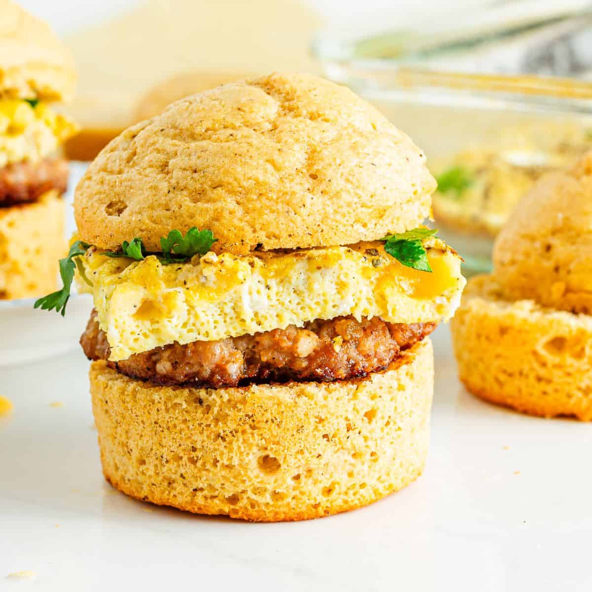 Sausage Breakfast Sandwich (With Egg)