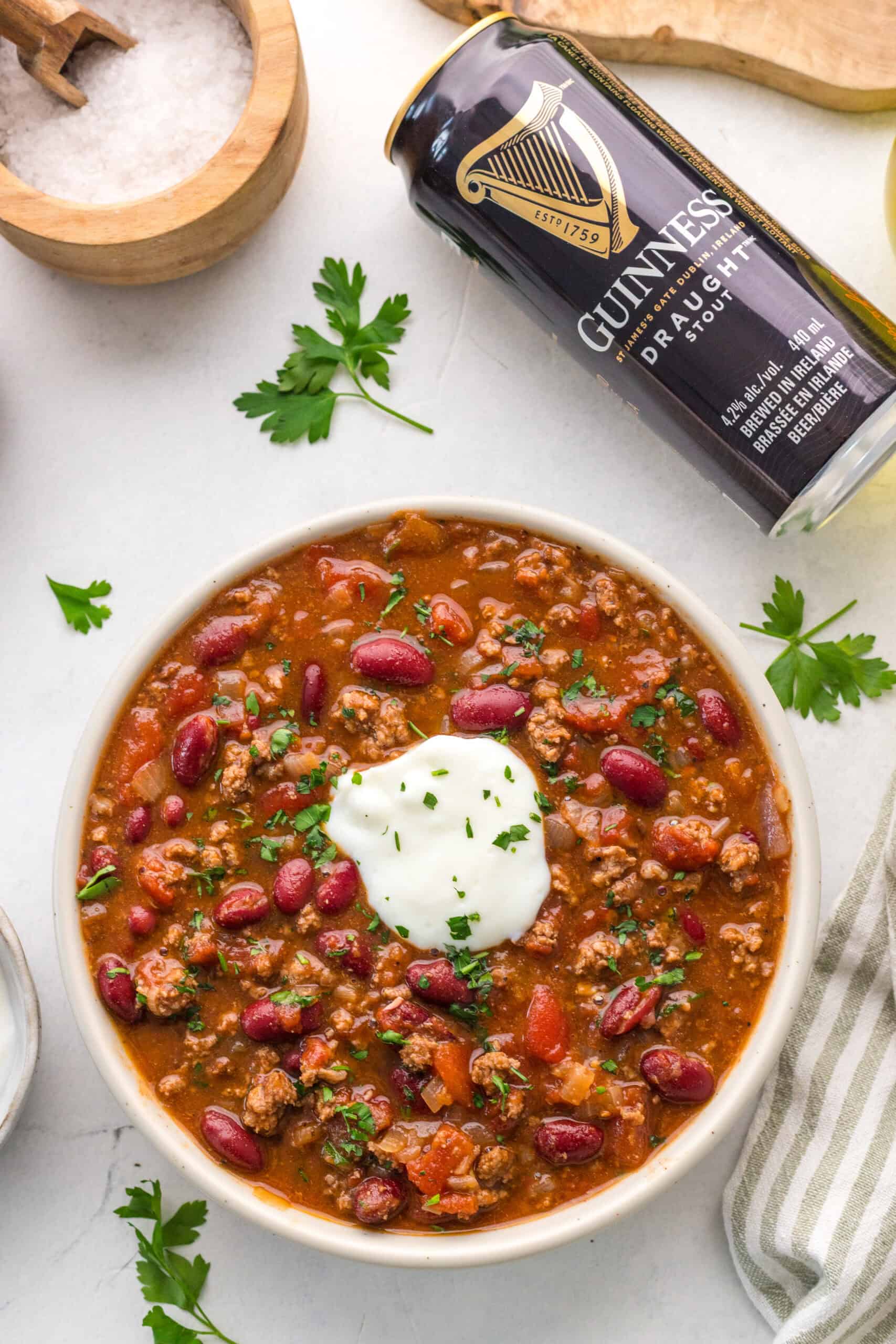 One Pot Guinness Chili