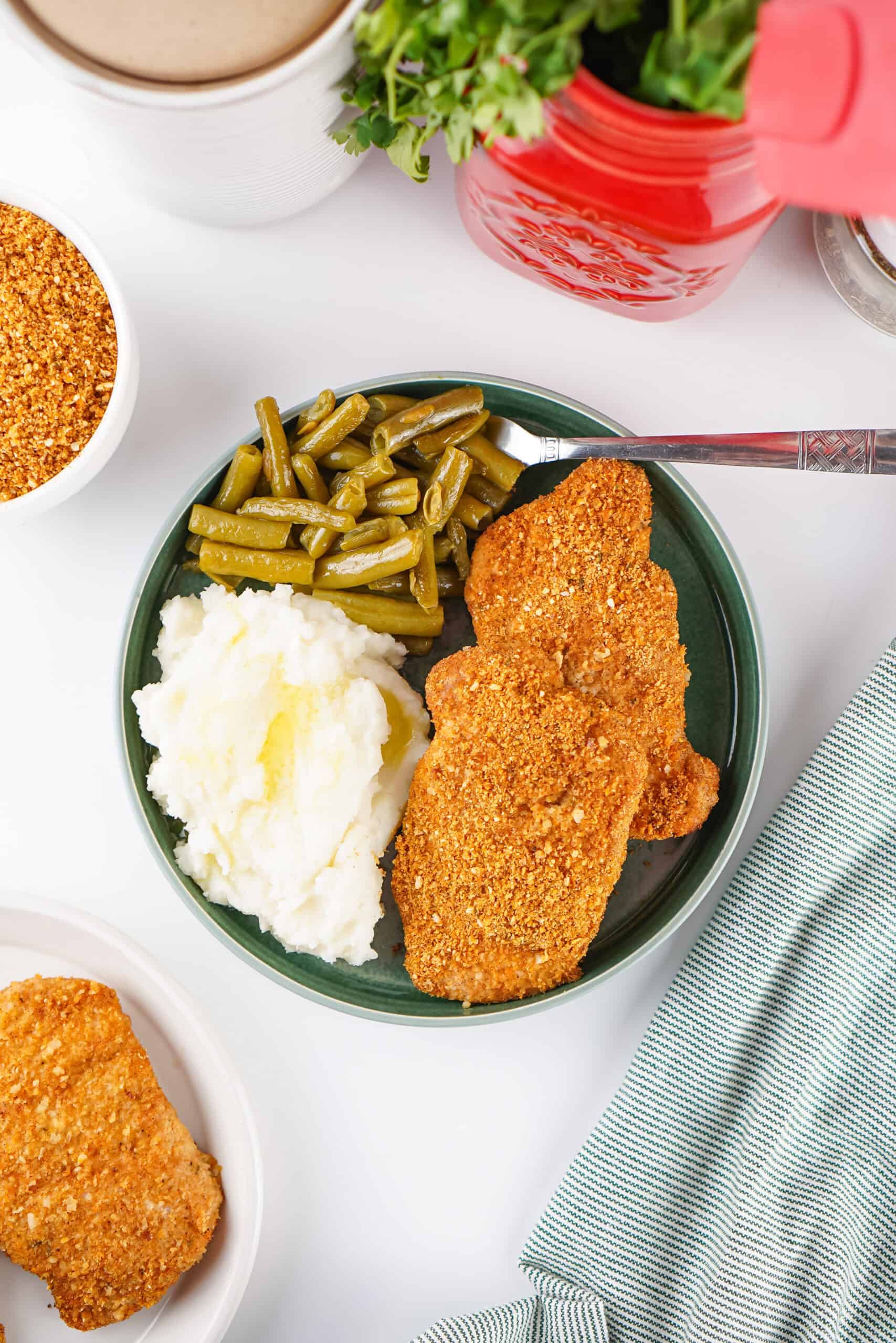 Homemade Shake & Bake Pork Chops (Copycat Recipe)
