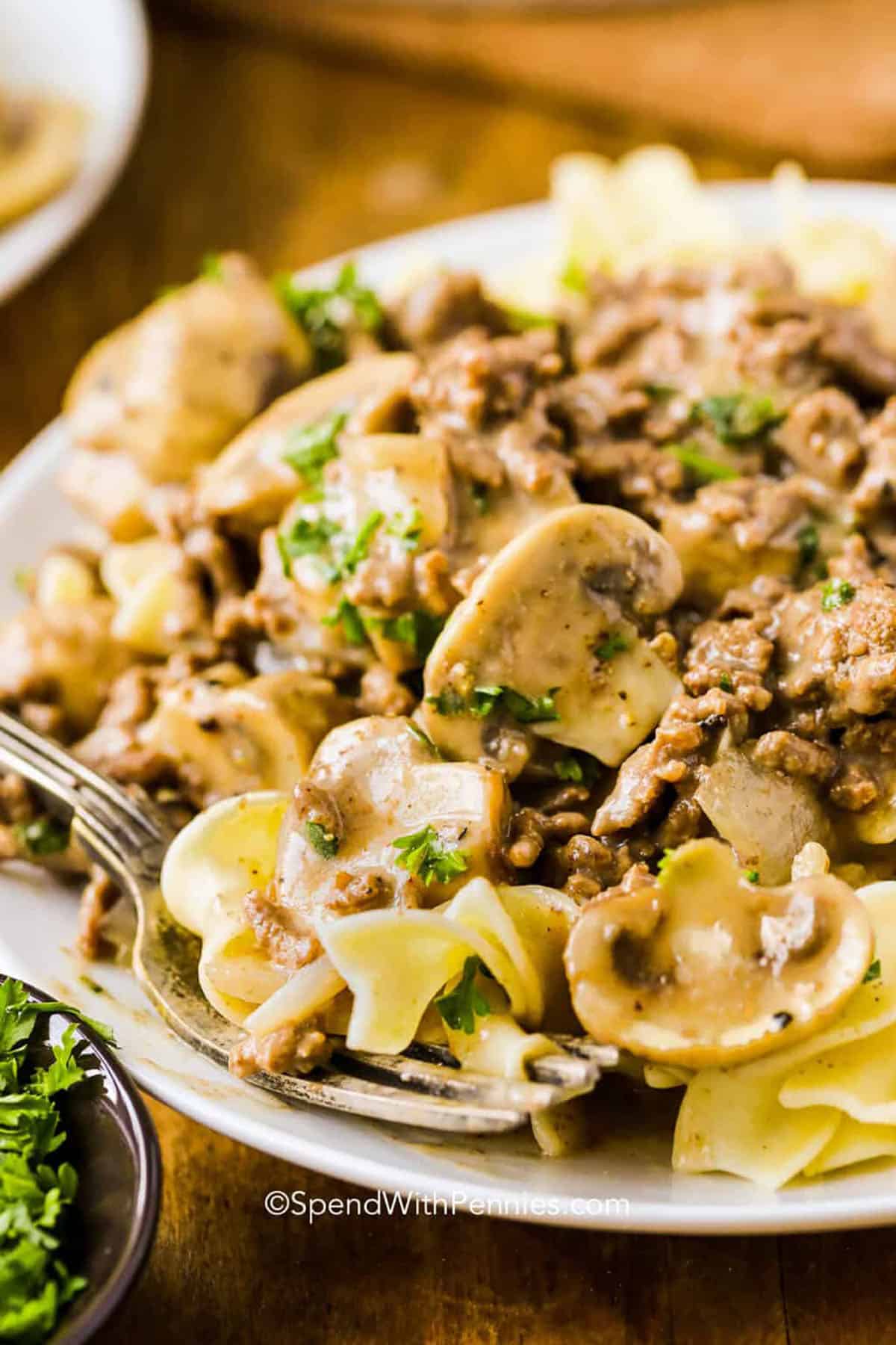 Ground Beef Stroganoff