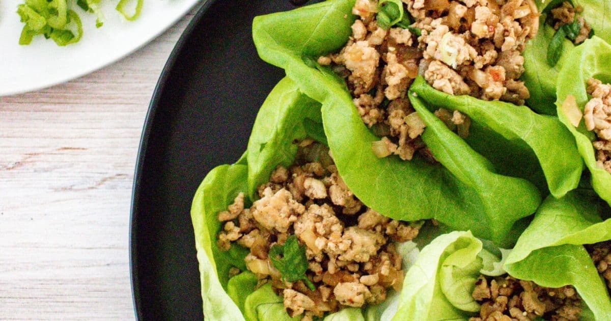 Healthy Chicken Lettuce Wraps