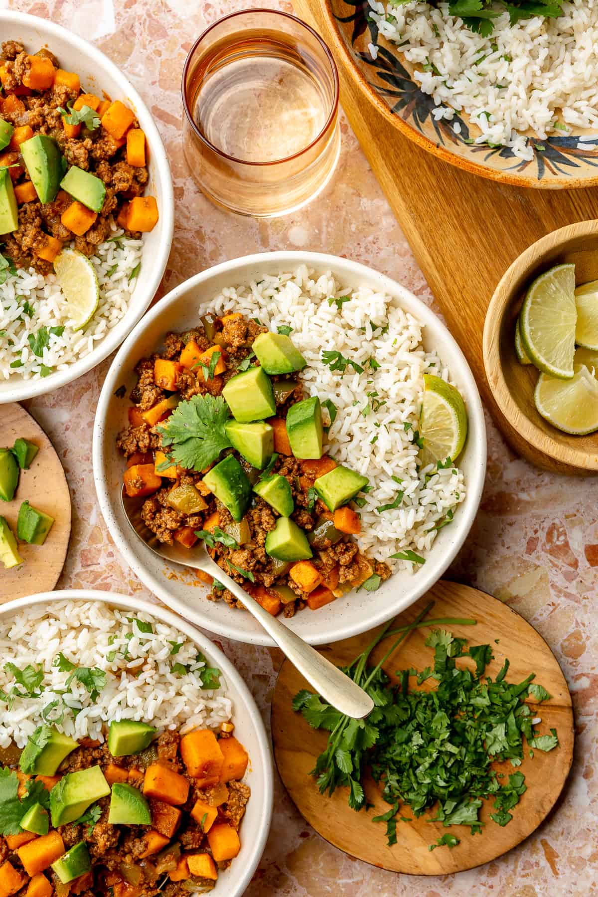 Sweet Potato and Ground Beef Skillet