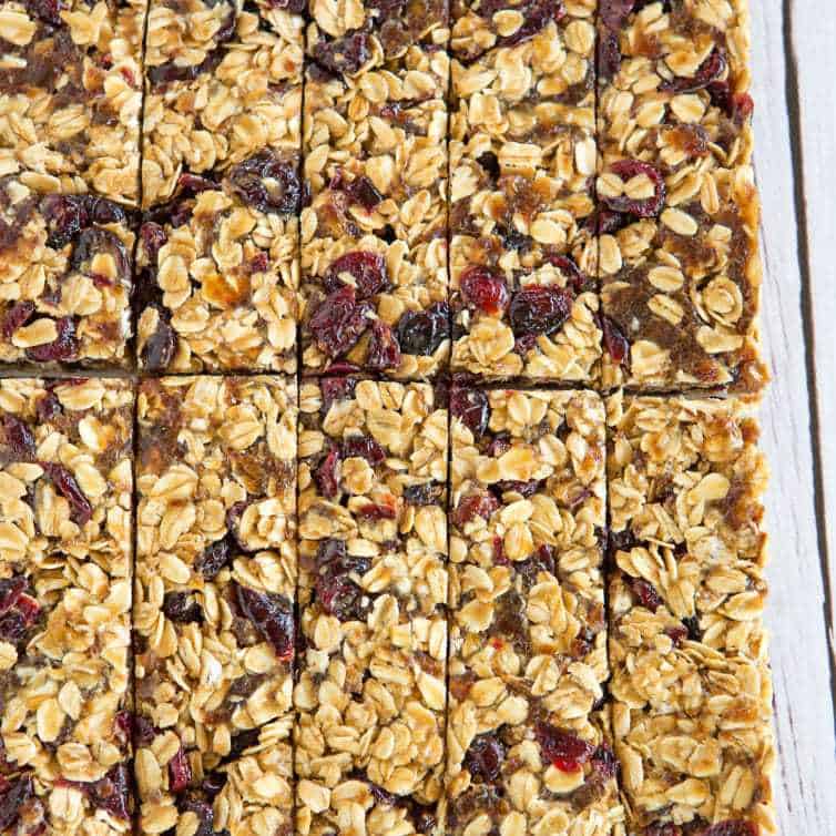 No-Bake 5-Ingredient Granola Bars