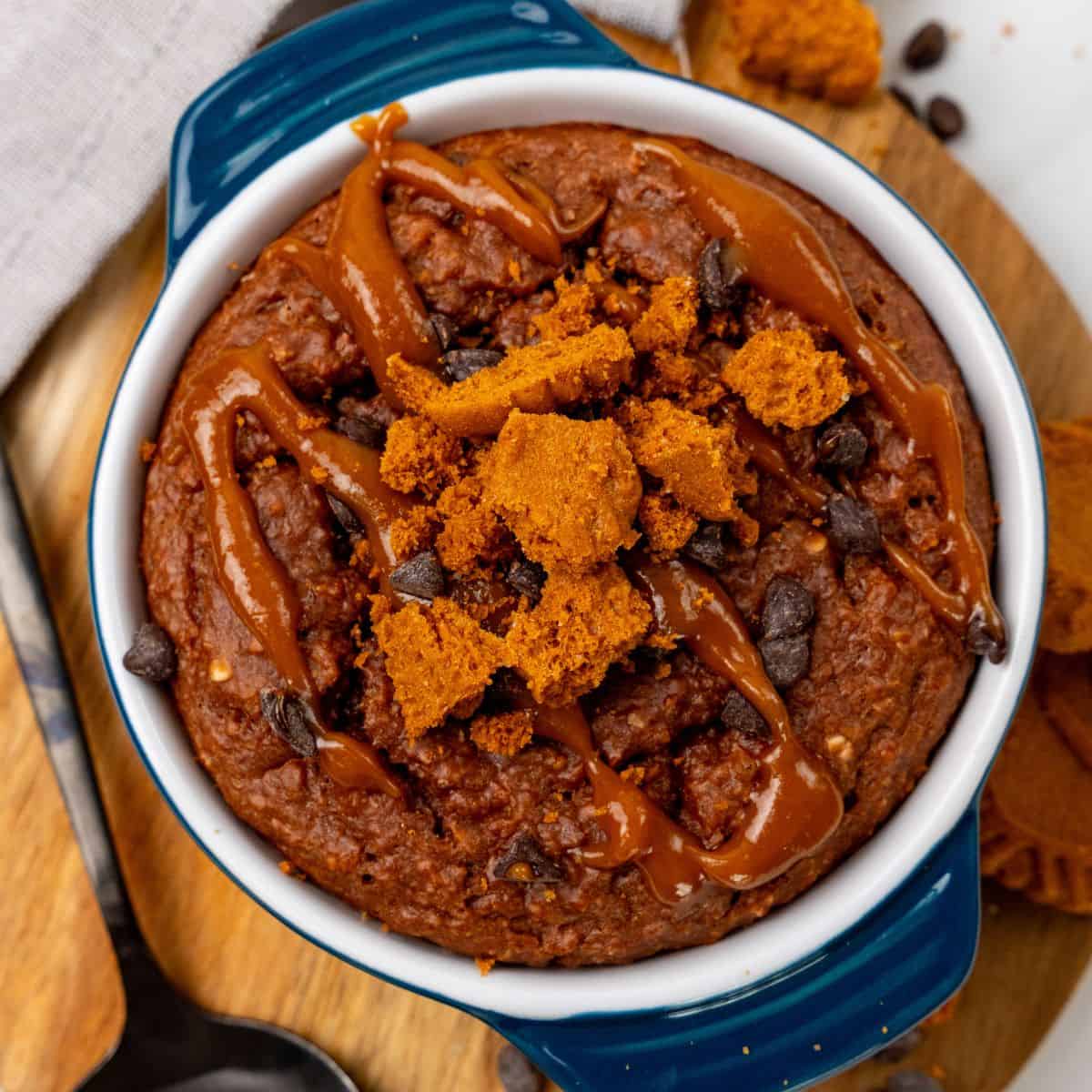 Biscoff Baked Oats Recipe (High Protein)