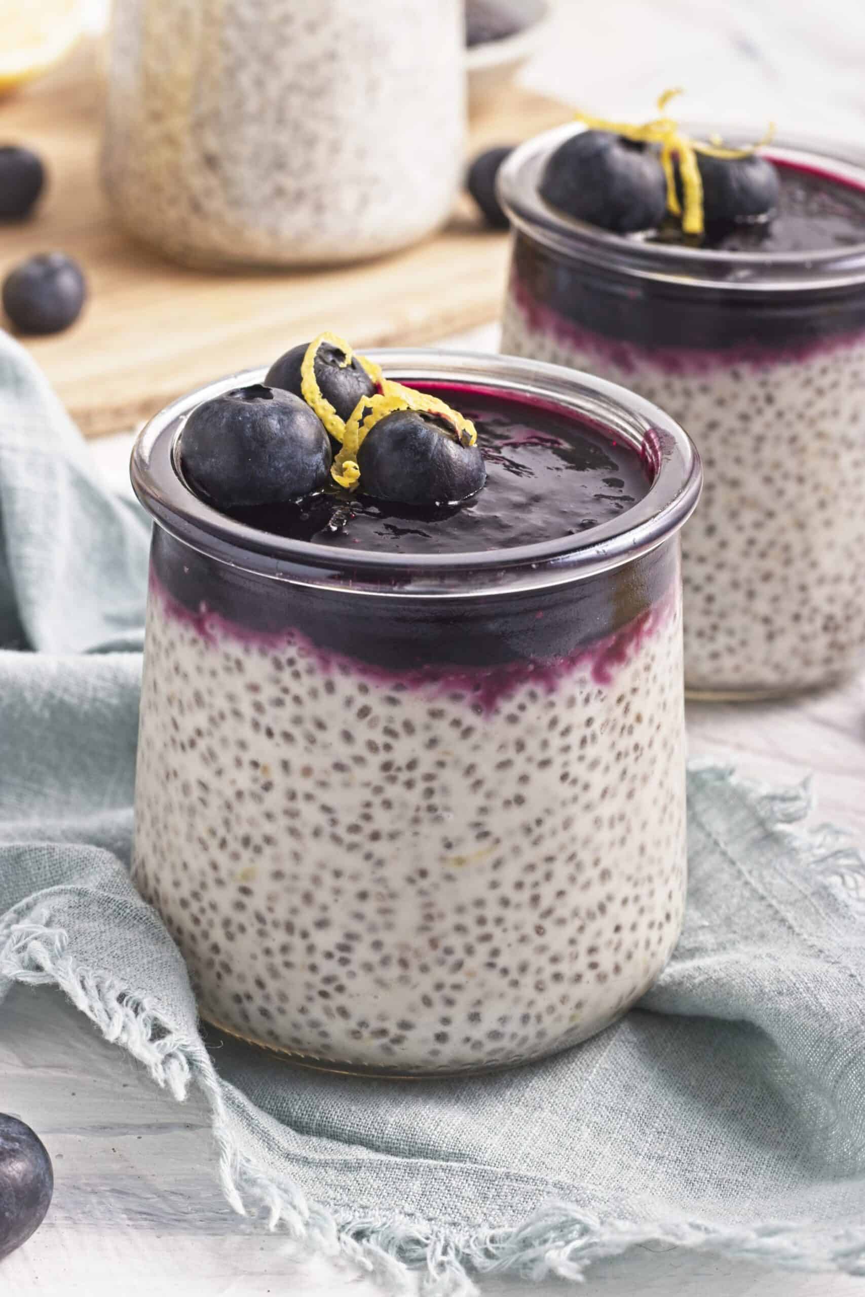 Blueberry Lemon Chia Pudding