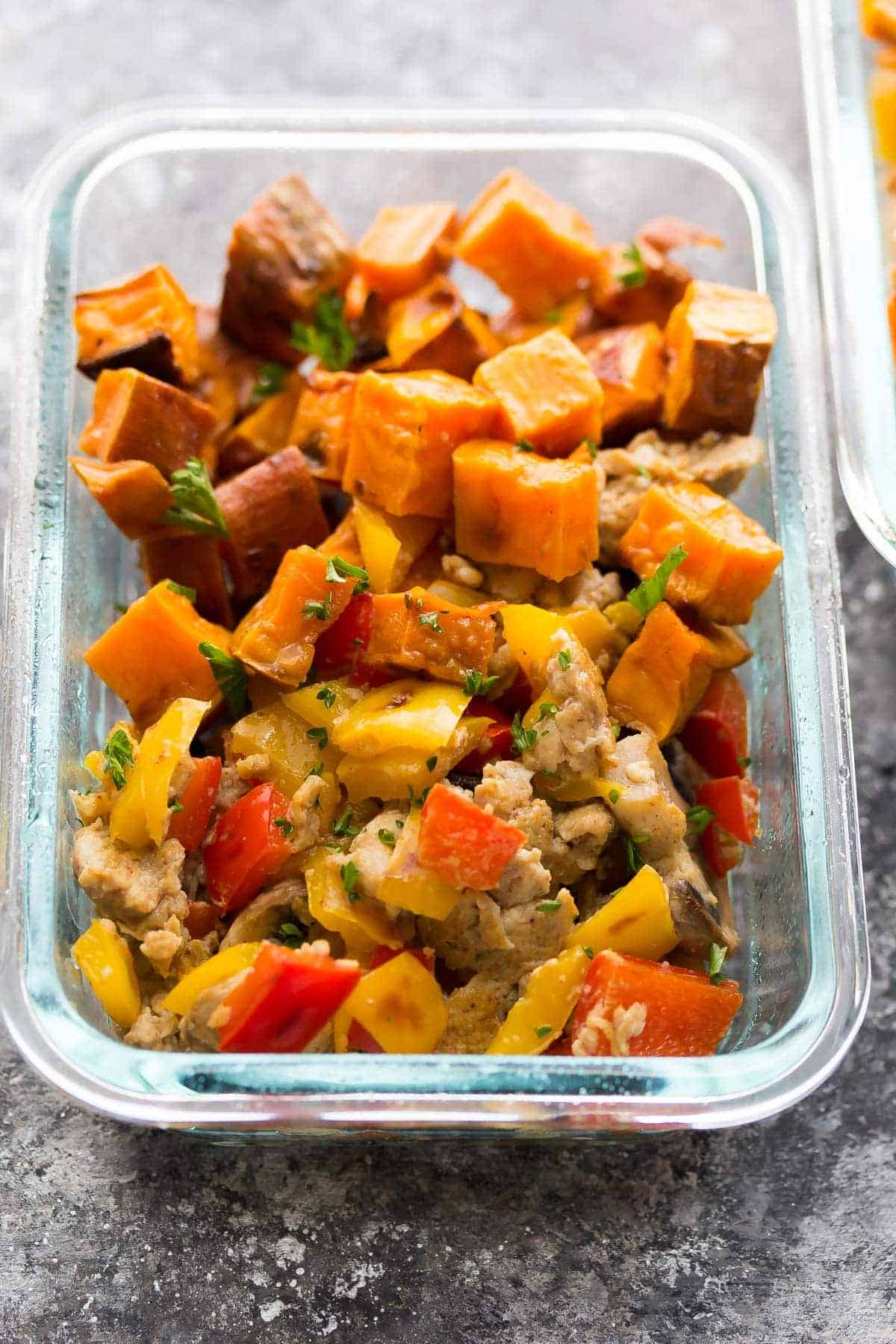Sweet Potato Breakfast Meal Prep Bowls