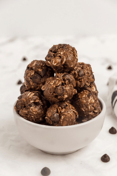 Double Chocolate Peanut Butter Protein Balls