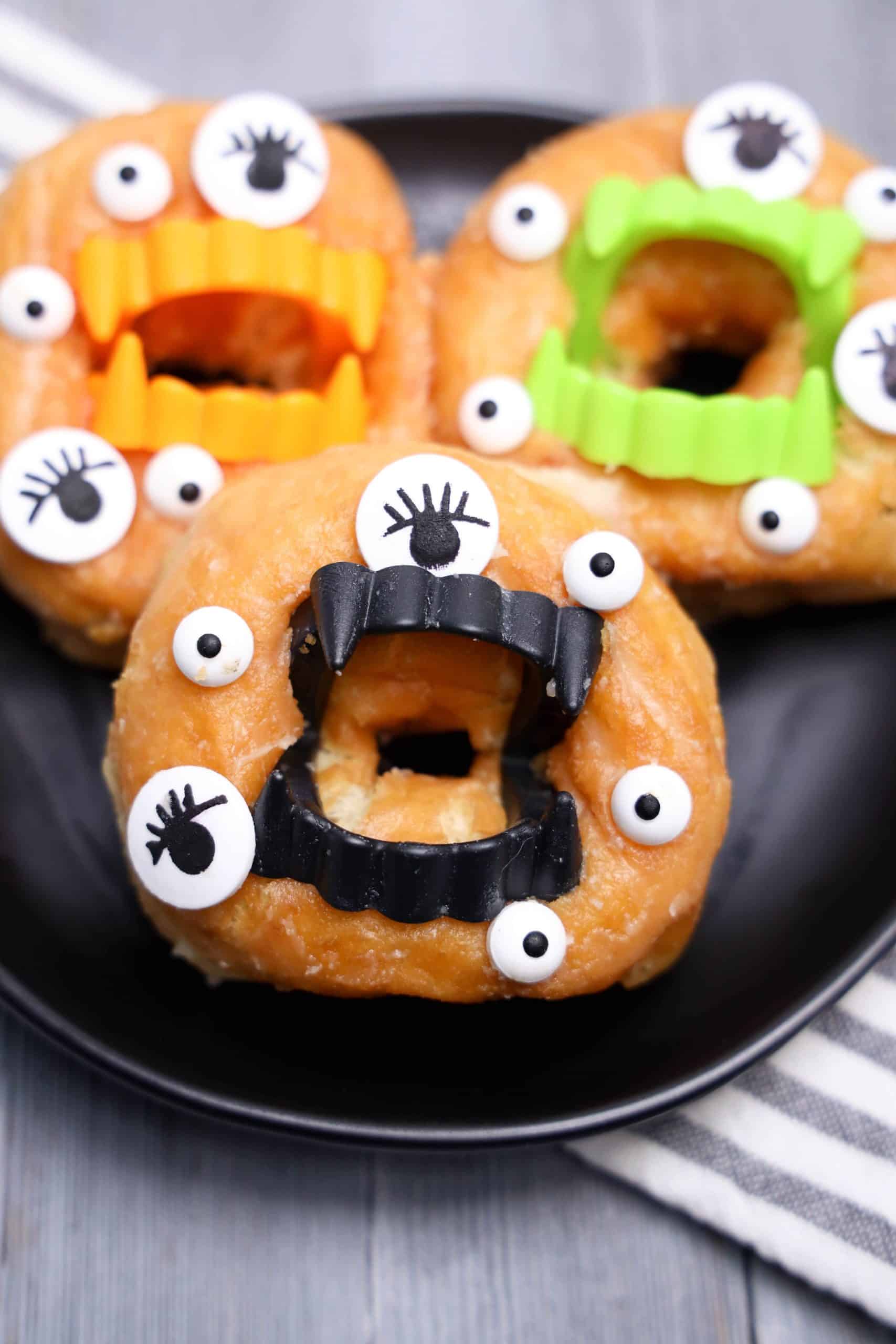 Halloween Monster Doughnuts