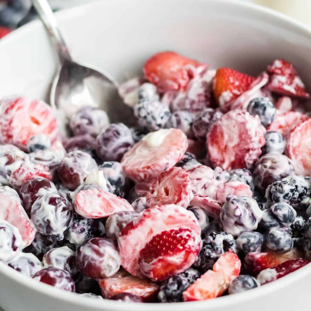 Fruit Salad with Yogurt