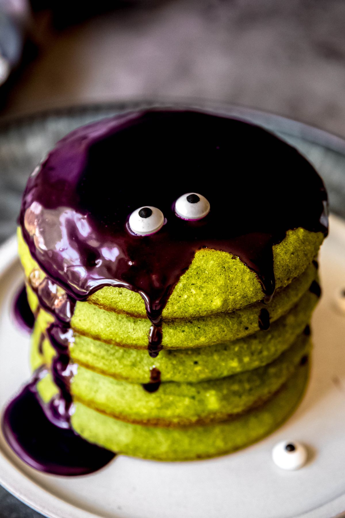 Healthier Halloween Pancakes
